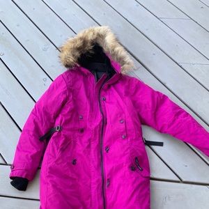 Canada Goose pink coat